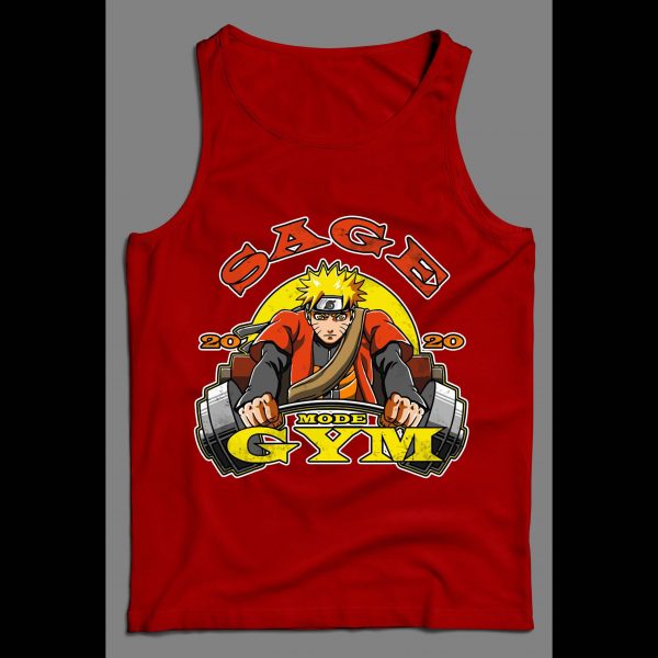 SAGE MODE GYM NARUTO SHIPPUDEN ANIME HIGH QUALITY MEN'S TANK TOP