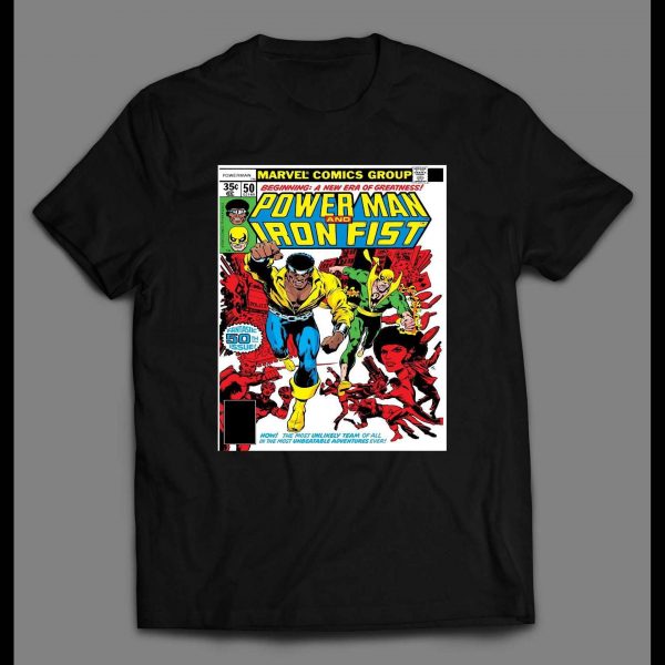 POWERMAN & IRON FIST COMICBOOK COVER SHIRT