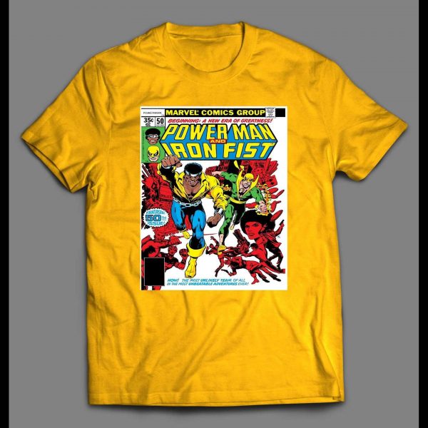 POWERMAN & IRON FIST COMICBOOK COVER SHIRT