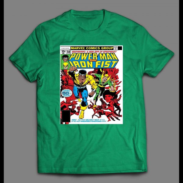 POWERMAN & IRON FIST COMICBOOK COVER SHIRT
