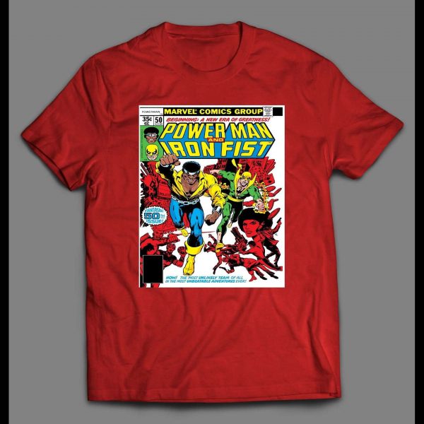 POWERMAN & IRON FIST COMICBOOK COVER SHIRT