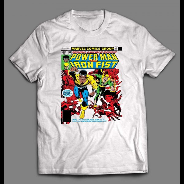 POWERMAN & IRON FIST COMICBOOK COVER SHIRT