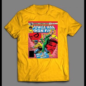 POWERMAN & IRON FIST RED VINTAGE COMICBOOK COVER SHIRT