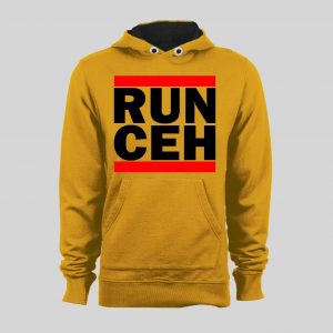 CLYDE THE GLYDE RUN CEH ARROWHEAD THE KC QUALITY FOOTBALL FULL FRONT PRINT HOODIE / SWEATSHIRT