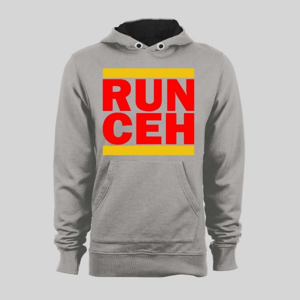 CLYDE THE GLYDE RUN CEH ARROWHEAD THE KC QUALITY FOOTBALL FULL FRONT PRINT HOODIE / SWEATSHIRT