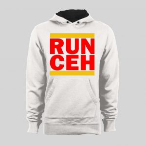 CLYDE THE GLYDE RUN CEH ARROWHEAD THE KC QUALITY FOOTBALL FULL FRONT PRINT HOODIE / SWEATSHIRT
