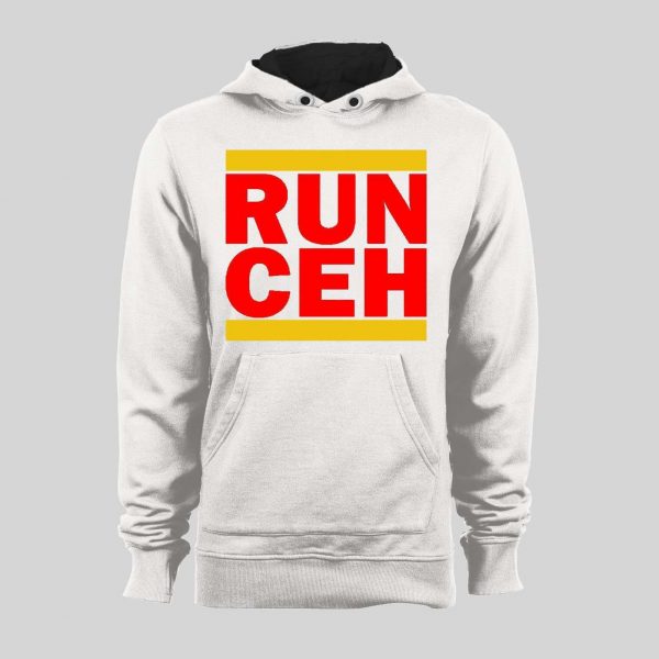CLYDE THE GLYDE RUN CEH ARROWHEAD THE KC QUALITY FOOTBALL FULL FRONT PRINT HOODIE / SWEATSHIRT