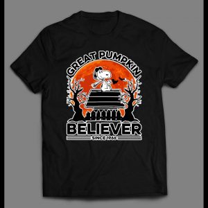 SNOOPY THE GREAT PUMPKIN BELIEVER MENS HALLOWEEN SHIRT