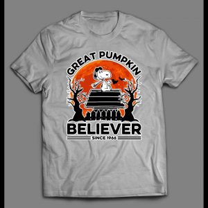 SNOOPY THE GREAT PUMPKIN BELIEVER MENS HALLOWEEN SHIRT