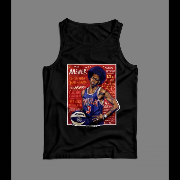 A.I. THE ANSWER ART BASKETBALL HIGH QUALITY MEN'S TANK TOP