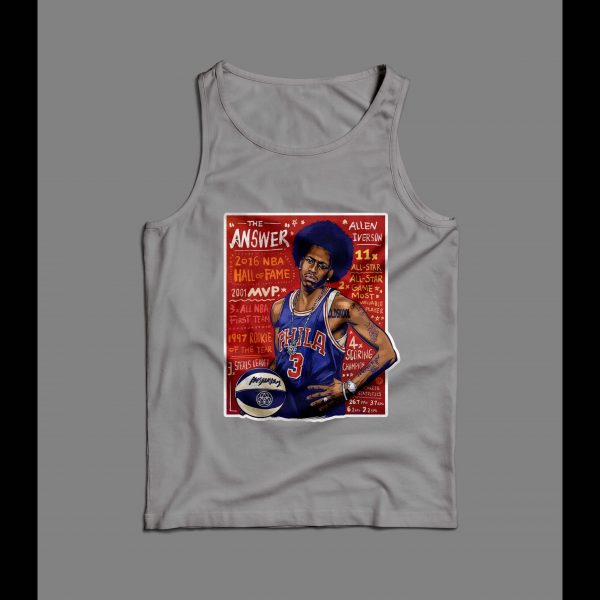 A.I. THE ANSWER ART BASKETBALL HIGH QUALITY MEN'S TANK TOP