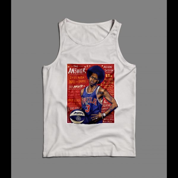 A.I. THE ANSWER ART BASKETBALL HIGH QUALITY MEN'S TANK TOP