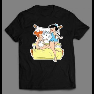 SEXY WILMA AND BETTY CLASSIC CARTOON PARODY HIGH QUALITY SHIRT