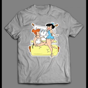 SEXY WILMA AND BETTY CLASSIC CARTOON PARODY HIGH QUALITY SHIRT