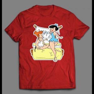 SEXY WILMA AND BETTY CLASSIC CARTOON PARODY HIGH QUALITY SHIRT