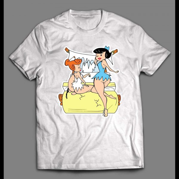 SEXY WILMA AND BETTY CLASSIC CARTOON PARODY HIGH QUALITY SHIRT