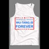 PRESIDENTS ARE TEMPORARY SHAOLIN CLAN IS FOREVER NEW YORK RAP MEN’S TANK TOP