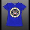 PRESIDENTS ARE TEMPORARY SHAOLIN CLAN IS FOREVER COLOR SEAL NEW YORK RAP LADIES SHIRT