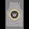 PRESIDENTS ARE TEMPORARY SHAOLIN CLAN IS FOREVER COLOR SEAL NEW YORK RAP MEN’S TANK TOP