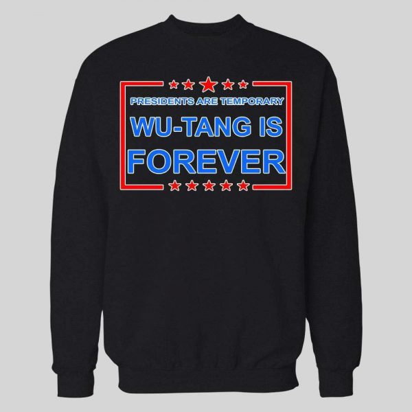 PRESIDENTS ARE TEMPORARY SHAOLIN CLAN IS FOREVER NEW YORK RAP HOODIE / SWEATSHIRT