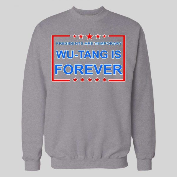 PRESIDENTS ARE TEMPORARY SHAOLIN CLAN IS FOREVER NEW YORK RAP HOODIE / SWEATSHIRT