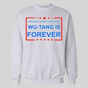 PRESIDENTS ARE TEMPORARY SHAOLIN CLAN IS FOREVER NEW YORK RAP HOODIE / SWEATSHIRT