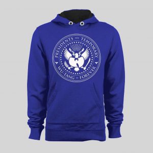 PRESIDENTS ARE TEMPORARY SHAOLIN CLAN IS FOREVER SEAL NEW YORK RAP HOODIE / SWEATSHIRT