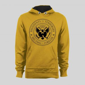 PRESIDENTS ARE TEMPORARY SHAOLIN CLAN IS FOREVER SEAL NEW YORK RAP HOODIE / SWEATSHIRT