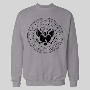PRESIDENTS ARE TEMPORARY SHAOLIN CLAN IS FOREVER SEAL NEW YORK RAP HOODIE / SWEATSHIRT