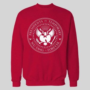 PRESIDENTS ARE TEMPORARY SHAOLIN CLAN IS FOREVER SEAL NEW YORK RAP HOODIE / SWEATSHIRT