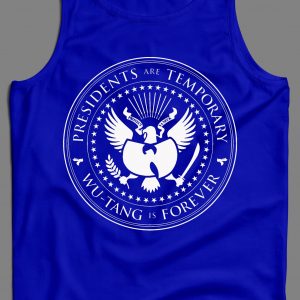 PRESIDENTS ARE TEMPORARY SHAOLIN CLAN IS FOREVER SEAL NEW YORK RAP MEN'S TANK TOP