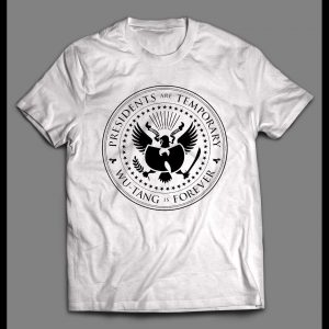 PRESIDENTS ARE TEMPORARY SHAOLIN IS FOREVER SEAL RAP SHIRT