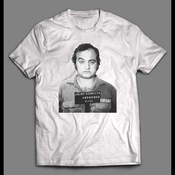 SATURDAY NIGHT LIVE JOHN BELUSHI MUGSHOT PHOTO SHIRT