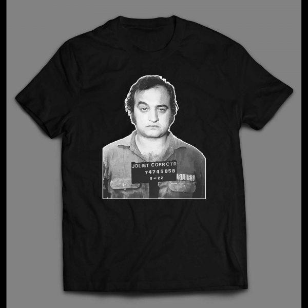 SATURDAY NIGHT LIVE JOHN BELUSHI MUGSHOT PHOTO SHIRT
