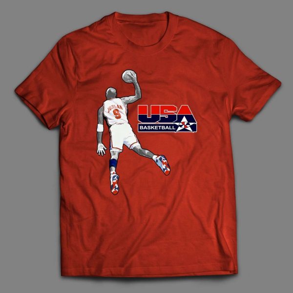MJ USA OLYMPIC BASKETBALL HIGH QUALITY SHIRT