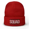 DMC STYLE “SQUAD” EMBROIDERED BEANIE
