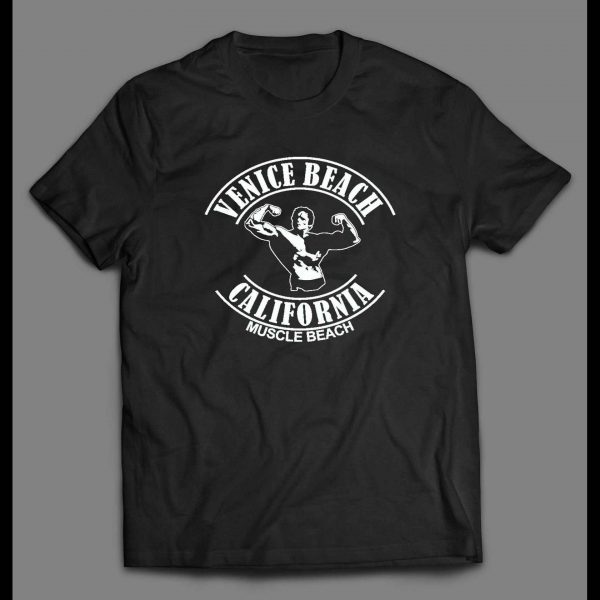 CALIFORNIA MUSCLE BEACH WORK OUT GYM SHIRT