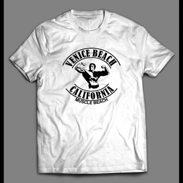 CALIFORNIA MUSCLE BEACH WORK OUT GYM SHIRT
