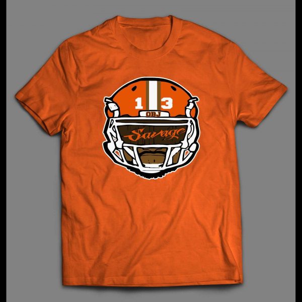 HELMET SAVAGE ART FOOTBALL SHIRT