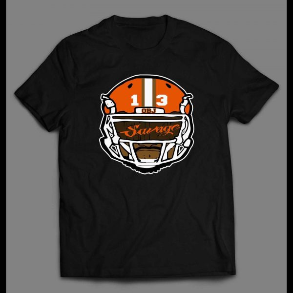 HELMET SAVAGE ART FOOTBALL SHIRT