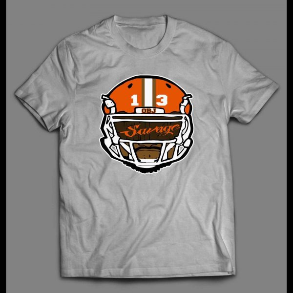 HELMET SAVAGE ART FOOTBALL SHIRT