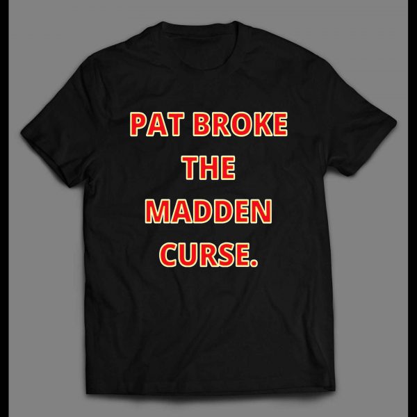 PAT BROKE THE MADDEN CURSE KC FOOTBALL SHIRT