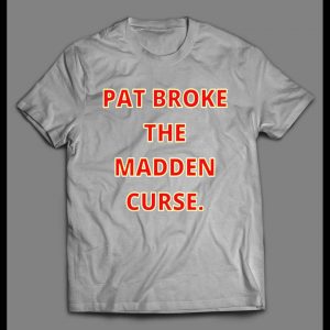 PAT BROKE THE MADDEN CURSE KC FOOTBALL SHIRT