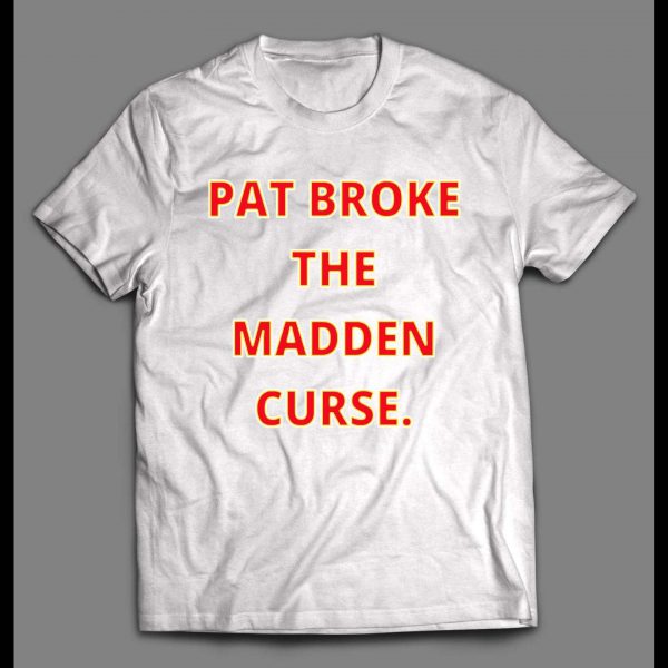 PAT BROKE THE MADDEN CURSE KC FOOTBALL SHIRT