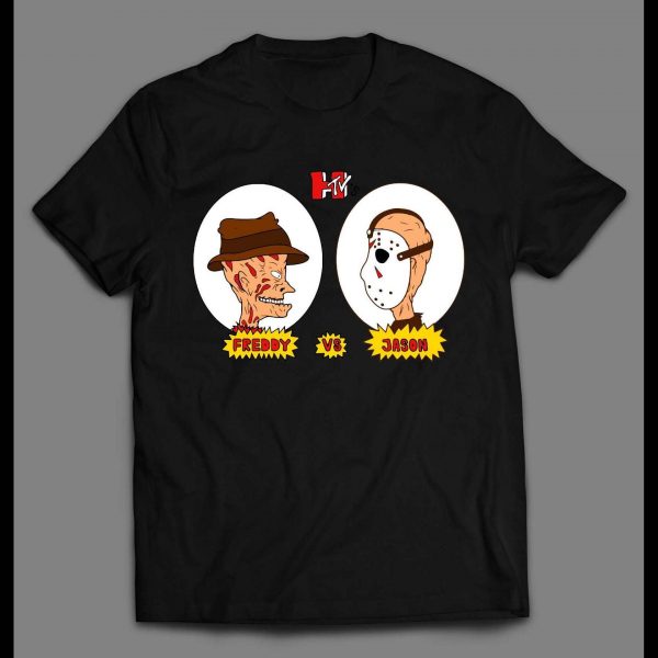 BEAVIS AND BUTTHEAD HORROR MOVIE KILLERS PARODY HALLOWEEN SHIRT