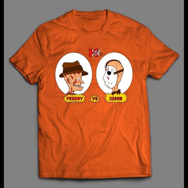 BEAVIS AND BUTTHEAD HORROR MOVIE KILLERS PARODY HALLOWEEN SHIRT