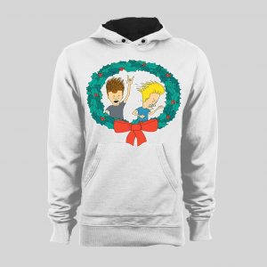 BEAVIS AND BUTTHEAD CHRISTMAS HIGH QUALITY WINTER HOODIE / SWEATSHIRT