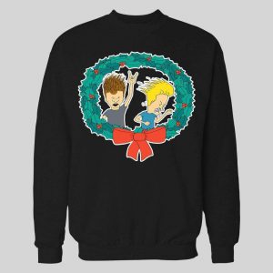 BEAVIS AND BUTTHEAD CHRISTMAS HIGH QUALITY WINTER HOODIE / SWEATSHIRT