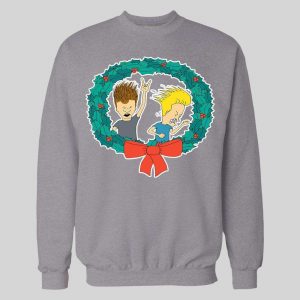 BEAVIS AND BUTTHEAD CHRISTMAS HIGH QUALITY WINTER HOODIE / SWEATSHIRT