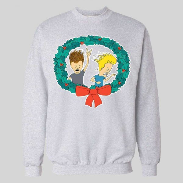 BEAVIS AND BUTTHEAD CHRISTMAS HIGH QUALITY WINTER HOODIE / SWEATSHIRT
